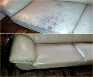 Repair torn leather sofa