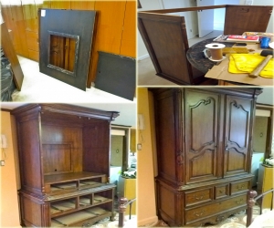 Disassemble armoire