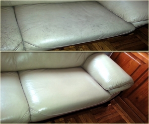 cleaning leather furniture